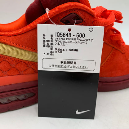 【中古美品】【メンズ】 NIKE SB×PAUL RODRIGUEZ ナイキエスビー×ポールロドリゲス IQ5648-600 P-ROD 1 ピーロッドワン スニーカー シューズ 靴 160-260507-cs-13-izu サイズ：26.5cm カラー：HABANERO RED/CLUB GOLD/TEAM RED 万代Net店