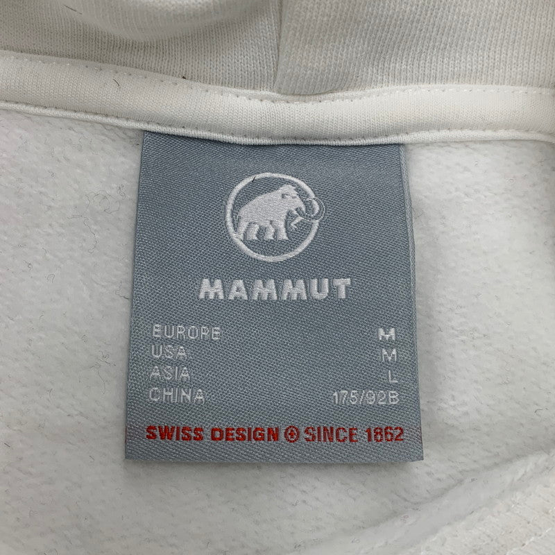 【中古品】【メンズ】 MAMMUT マムート 1014-07080 BASE ML HOODY MEN GUARANTEE ベース ミッドレイヤー フーディ メン ギャランティ パーカー トップス 144-260517-kh-04-izu サイズ：L カラー：ホワイト 万代Net店