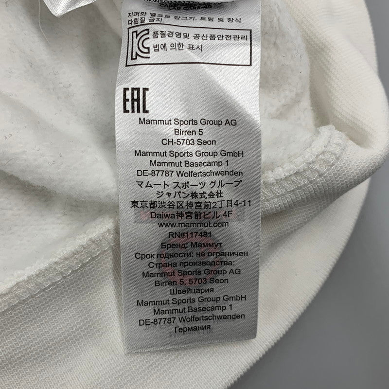 【中古品】【メンズ】 MAMMUT マムート 1014-07080 BASE ML HOODY MEN GUARANTEE ベース ミッドレイヤー フーディ メン ギャランティ パーカー トップス 144-260517-kh-04-izu サイズ：L カラー：ホワイト 万代Net店