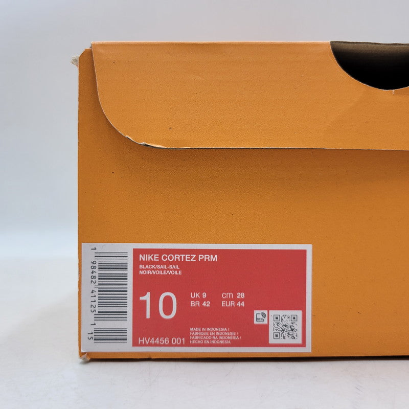 【中古品】【メンズ】 NIKE ナイキ CORTEZ PRM HV4456-001 コルテッツ プレミアム スニーカー シューズ 靴 160-260516-as-49-izu サイズ：28cm カラー：BLACK/SAIL-SAIL 万代Net店
