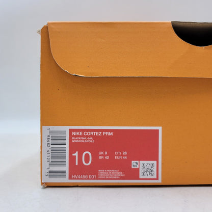 【中古品】【メンズ】 NIKE ナイキ CORTEZ PRM HV4456-001 コルテッツ プレミアム スニーカー シューズ 靴 160-260516-as-49-izu サイズ：28cm カラー：BLACK/SAIL-SAIL 万代Net店