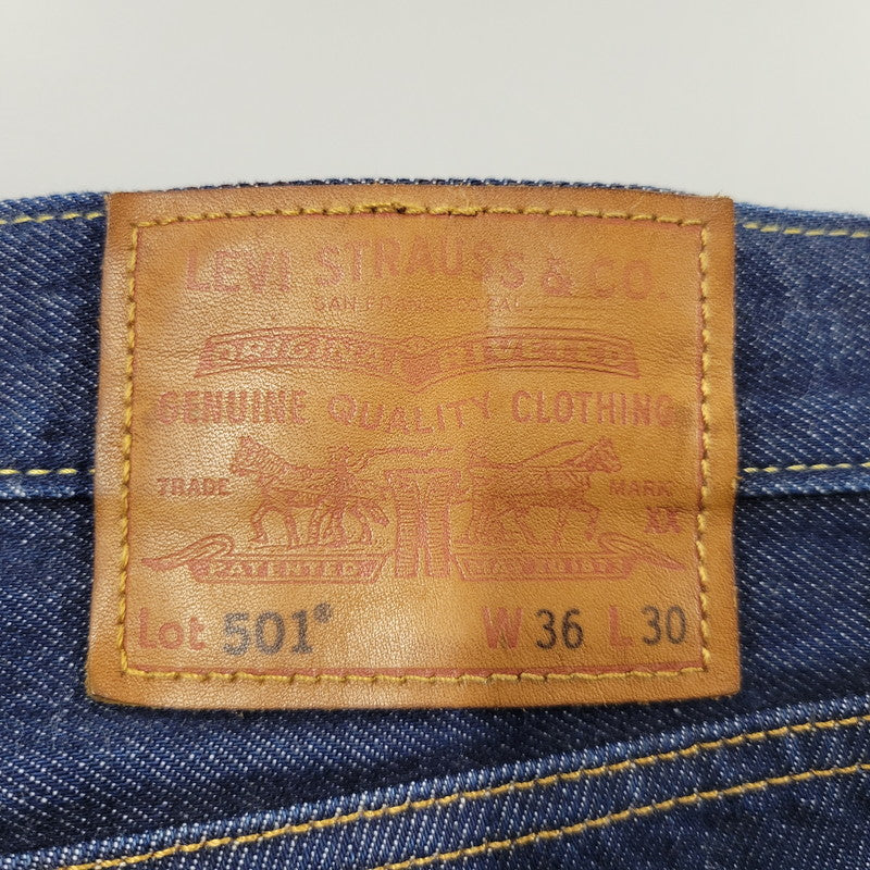 【中古品】【メンズ】 LEVI'S PREMIUM × JOURNAL STANDARD リーバイスプレミアム×ジャーナルスタンダード PC9-0022X-0000 別注 501 DENIM PANTS デニム パンツ ボトムス ズボン 158-260509-cs-11-izu サイズ：W36 L30 カラー：インディゴ 万代Net店