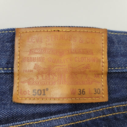 【中古品】【メンズ】 LEVI'S PREMIUM × JOURNAL STANDARD リーバイスプレミアム×ジャーナルスタンダード PC9-0022X-0000 別注 501 DENIM PANTS デニム パンツ ボトムス ズボン 158-260509-cs-11-izu サイズ：W36 L30 カラー：インディゴ 万代Net店