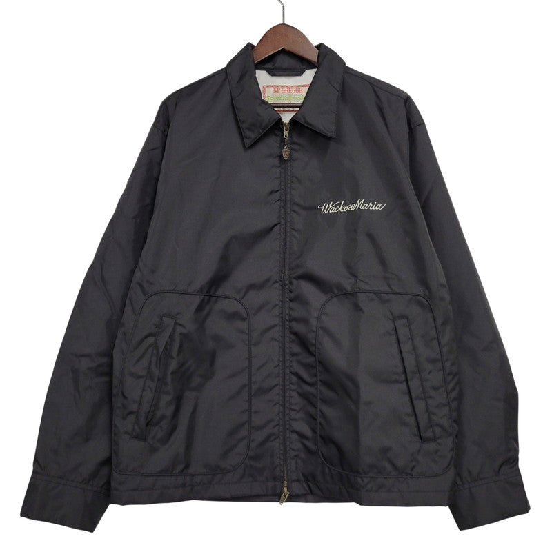 【中古美品】【メンズ】 WACKO MARIA ワコマリア × McGREGOR マックレガー NYLON JACKET 25SS-WMO-MC01 113115501 ナイロンジャケット 142-260509-as-10-izu サイズ：M カラー：ブラック 万代Net店