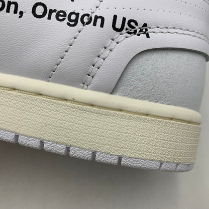 【中古美品】【メンズ】 NIKE×VIRGIL ABLOH ARCHIVE (V.A.A.) ナイキ×ヴァージルアブローアーカイブ AA3834-100 AIR JORDAN 1 RETRO HIGH OG エア ジョーダン レトロ ハイ オージー スニーカー シューズ 靴 160-260507-cs-11-izu サイズ：28cm カラー：WHITE/WHITE 万代Net店