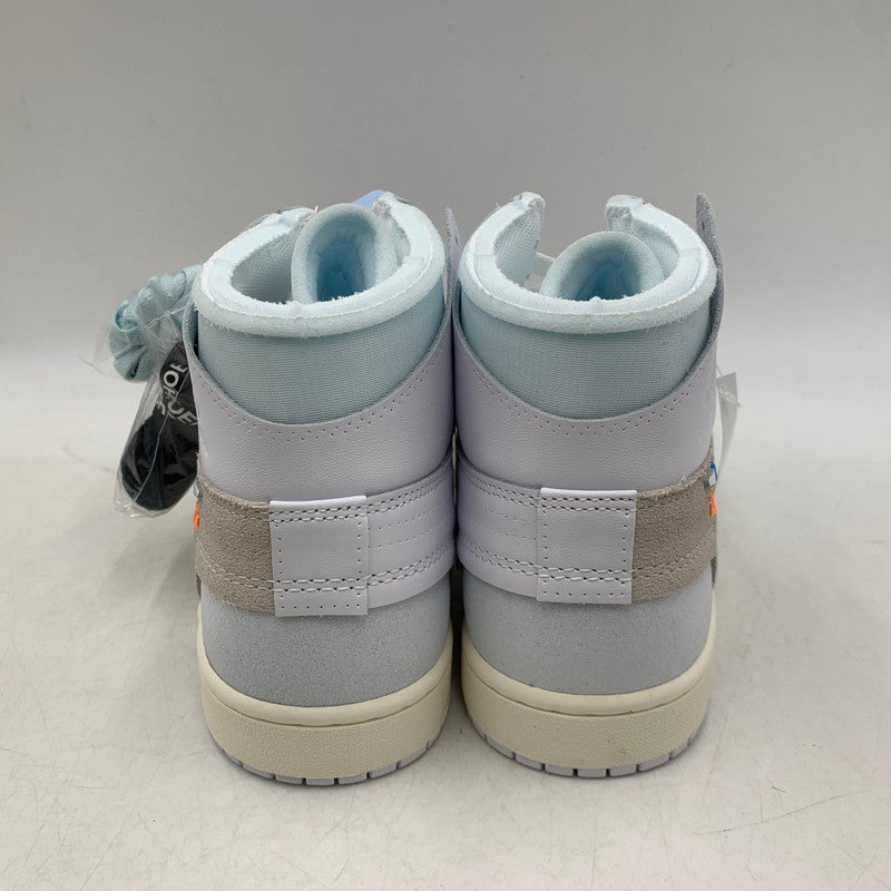 【中古美品】【メンズ】 NIKE×VIRGIL ABLOH ARCHIVE (V.A.A.) ナイキ×ヴァージルアブローアーカイブ AA3834-100 AIR JORDAN 1 RETRO HIGH OG エア ジョーダン レトロ ハイ オージー スニーカー シューズ 靴 160-260507-cs-11-izu サイズ：28cm カラー：WHITE/WHITE 万代Net店