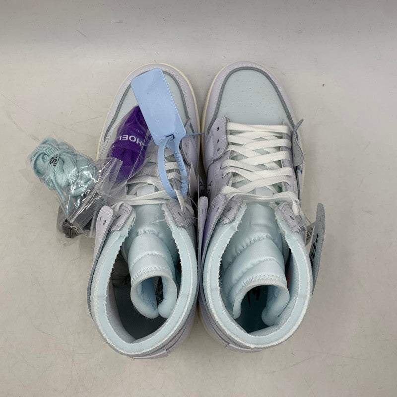 【中古美品】【メンズ】 NIKE×VIRGIL ABLOH ARCHIVE (V.A.A.) ナイキ×ヴァージルアブローアーカイブ AA3834-100 AIR JORDAN 1 RETRO HIGH OG エア ジョーダン レトロ ハイ オージー スニーカー シューズ 靴 160-260507-cs-11-izu サイズ：28cm カラー：WHITE/WHITE 万代Net店