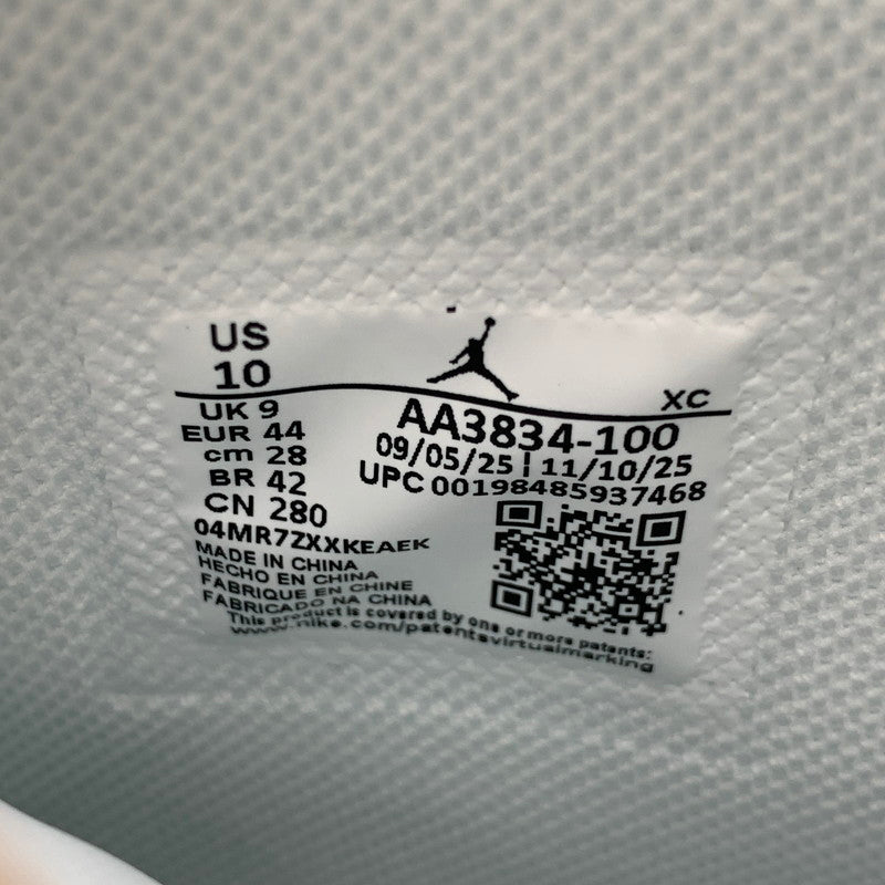 【中古美品】【メンズ】 NIKE×VIRGIL ABLOH ARCHIVE (V.A.A.) ナイキ×ヴァージルアブローアーカイブ AA3834-100 AIR JORDAN 1 RETRO HIGH OG エア ジョーダン レトロ ハイ オージー スニーカー シューズ 靴 160-260507-cs-11-izu サイズ：28cm カラー：WHITE/WHITE 万代Net店