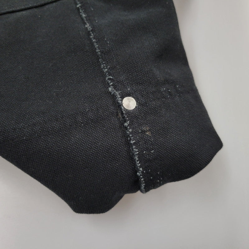 【中古品】【メンズ】 CVTVLIST カタリスト CORDUROY DOUBLEKNEE PAINT PANTS 2101110402 コーデュロイ 切替 ダブルニー ペイント パンツ 153-260508-as-10-izu サイズ：2 カラー：ブラック×レッド 万代Net店