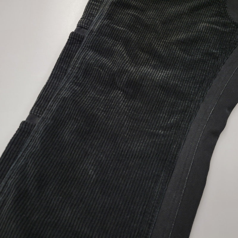 【中古品】【メンズ】 CVTVLIST カタリスト CORDUROY DOUBLEKNEE PAINT PANTS 2101110402 コーデュロイ 切替 ダブルニー ペイント パンツ 153-260508-as-10-izu サイズ：2 カラー：ブラック×レッド 万代Net店