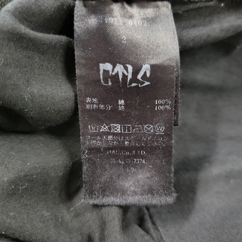 【中古品】【メンズ】 CVTVLIST カタリスト CORDUROY DOUBLEKNEE PAINT PANTS 2101110402 コーデュロイ 切替 ダブルニー ペイント パンツ 153-260508-as-10-izu サイズ：2 カラー：ブラック×レッド 万代Net店