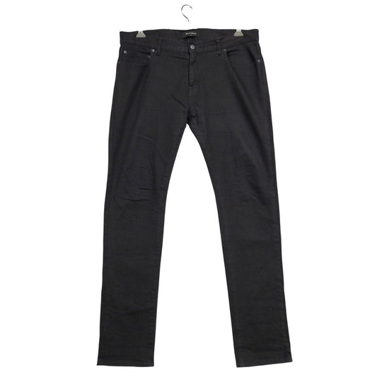 【中古品】【メンズ】 MLVINCE メルヴィンス ZIPFLY STRETCH DENIM PANTS ジップフライ ストレッチ デニムパンツ 153-260508-as-03-izu サイズ：34 カラー：ブラック 万代Net店