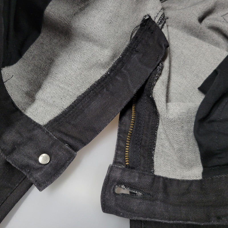 【中古品】【メンズ】 MLVINCE メルヴィンス ZIPFLY STRETCH DENIM PANTS ジップフライ ストレッチ デニムパンツ 153-260508-as-03-izu サイズ：34 カラー：ブラック 万代Net店