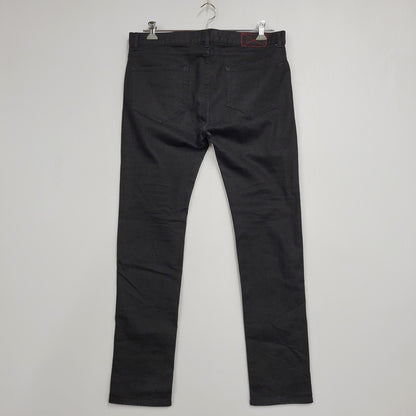 【中古品】【メンズ】 MLVINCE メルヴィンス ZIPFLY STRETCH DENIM PANTS ジップフライ ストレッチ デニムパンツ 153-260508-as-03-izu サイズ：34 カラー：ブラック 万代Net店