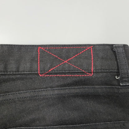 【中古品】【メンズ】 MLVINCE メルヴィンス ZIPFLY STRETCH DENIM PANTS ジップフライ ストレッチ デニムパンツ 153-260508-as-03-izu サイズ：34 カラー：ブラック 万代Net店