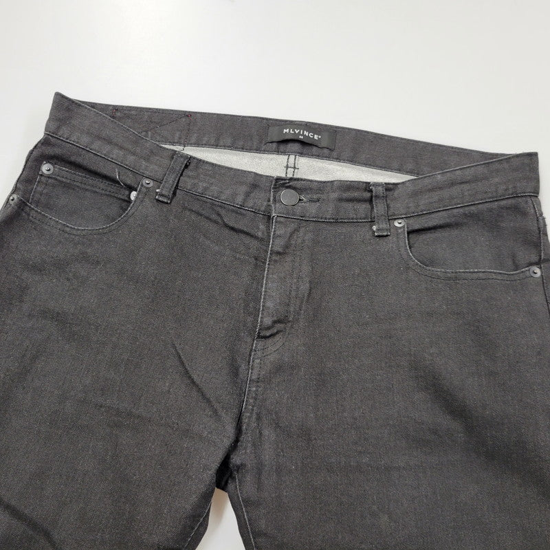 【中古品】【メンズ】 MLVINCE メルヴィンス ZIPFLY STRETCH DENIM PANTS ジップフライ ストレッチ デニムパンツ 153-260508-as-03-izu サイズ：34 カラー：ブラック 万代Net店