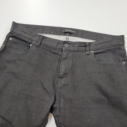 【中古品】【メンズ】 MLVINCE メルヴィンス ZIPFLY STRETCH DENIM PANTS ジップフライ ストレッチ デニムパンツ 153-260508-as-03-izu サイズ：34 カラー：ブラック 万代Net店