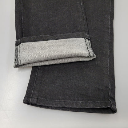 【中古品】【メンズ】 MLVINCE メルヴィンス ZIPFLY STRETCH DENIM PANTS ジップフライ ストレッチ デニムパンツ 153-260508-as-03-izu サイズ：34 カラー：ブラック 万代Net店