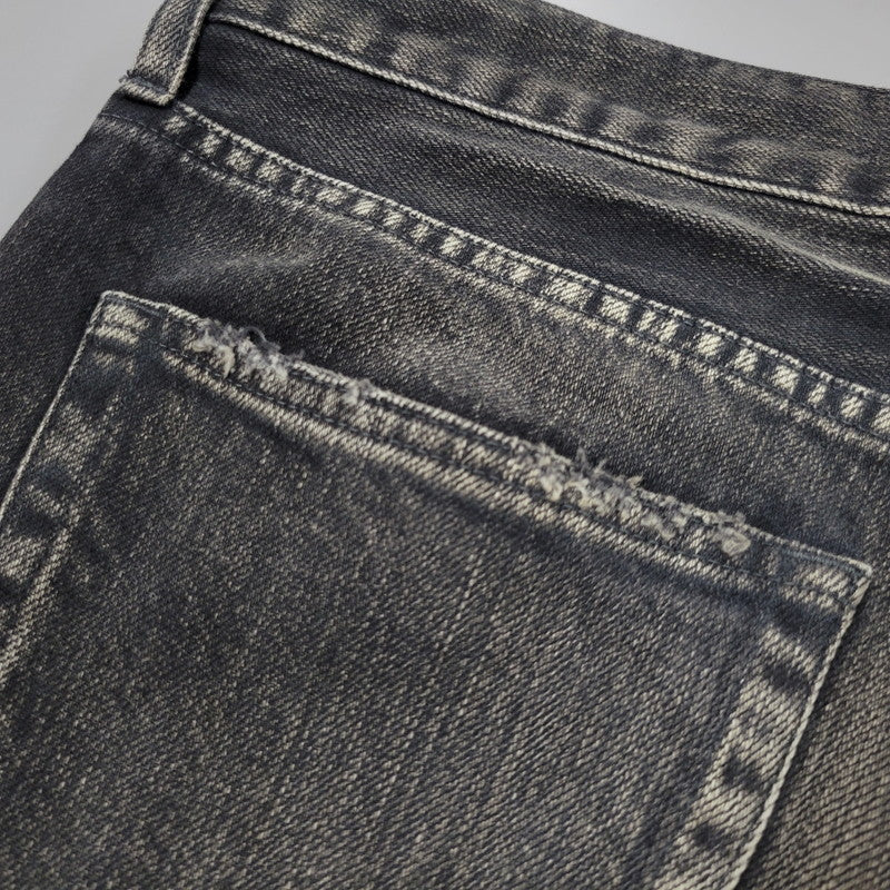 【中古品】【メンズ】 MLVINCE メルヴィンス BUTTONFLY SKINNY DENIM PANTS ボタンフライ スキニーデニムパンツ ジーンズ 153-260508-as-02-izu サイズ：34 カラー：ブラック 万代Net店