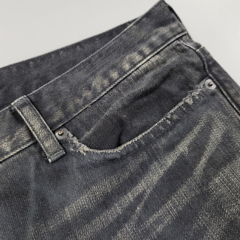 【中古品】【メンズ】 MLVINCE メルヴィンス BUTTONFLY SKINNY DENIM PANTS ボタンフライ スキニーデニムパンツ ジーンズ 153-260508-as-02-izu サイズ：34 カラー：ブラック 万代Net店