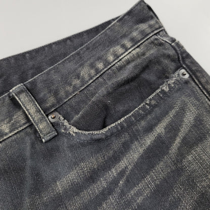 【中古品】【メンズ】 MLVINCE メルヴィンス BUTTONFLY SKINNY DENIM PANTS ボタンフライ スキニーデニムパンツ ジーンズ 153-260508-as-02-izu サイズ：34 カラー：ブラック 万代Net店