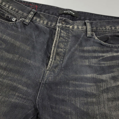 【中古品】【メンズ】 MLVINCE メルヴィンス BUTTONFLY SKINNY DENIM PANTS ボタンフライ スキニーデニムパンツ ジーンズ 153-260508-as-02-izu サイズ：34 カラー：ブラック 万代Net店