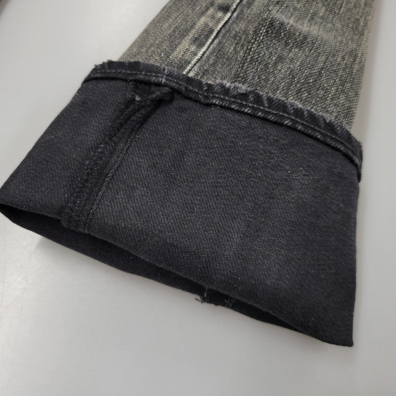 【中古品】【メンズ】 MLVINCE メルヴィンス BUTTONFLY SKINNY DENIM PANTS ボタンフライ スキニーデニムパンツ ジーンズ 153-260508-as-02-izu サイズ：34 カラー：ブラック 万代Net店