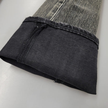 【中古品】【メンズ】 MLVINCE メルヴィンス BUTTONFLY SKINNY DENIM PANTS ボタンフライ スキニーデニムパンツ ジーンズ 153-260508-as-02-izu サイズ：34 カラー：ブラック 万代Net店