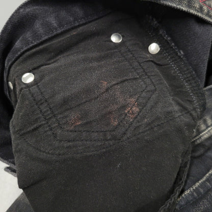 【中古品】【メンズ】 MLVINCE メルヴィンス BUTTONFLY SKINNY DENIM PANTS ボタンフライ スキニーデニムパンツ ジーンズ 153-260508-as-02-izu サイズ：34 カラー：ブラック 万代Net店