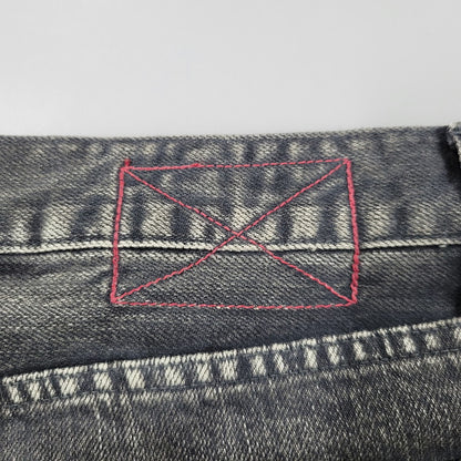 【中古品】【メンズ】 MLVINCE メルヴィンス BUTTONFLY SKINNY DENIM PANTS ボタンフライ スキニーデニムパンツ ジーンズ 153-260508-as-02-izu サイズ：34 カラー：ブラック 万代Net店