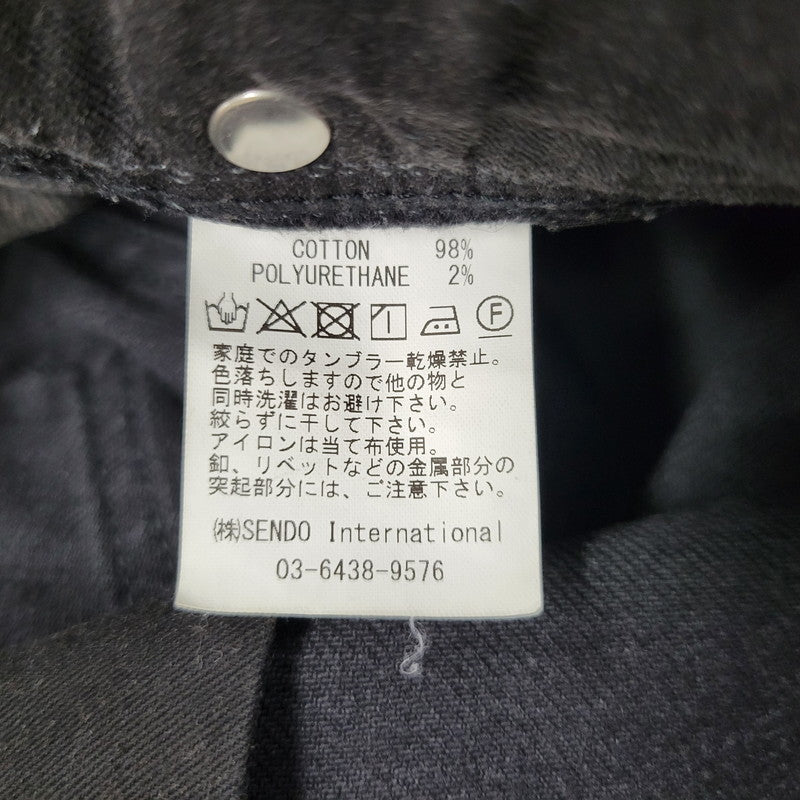 【中古品】【メンズ】 MLVINCE メルヴィンス BUTTONFLY SKINNY DENIM PANTS ボタンフライ スキニーデニムパンツ ジーンズ 153-260508-as-02-izu サイズ：34 カラー：ブラック 万代Net店