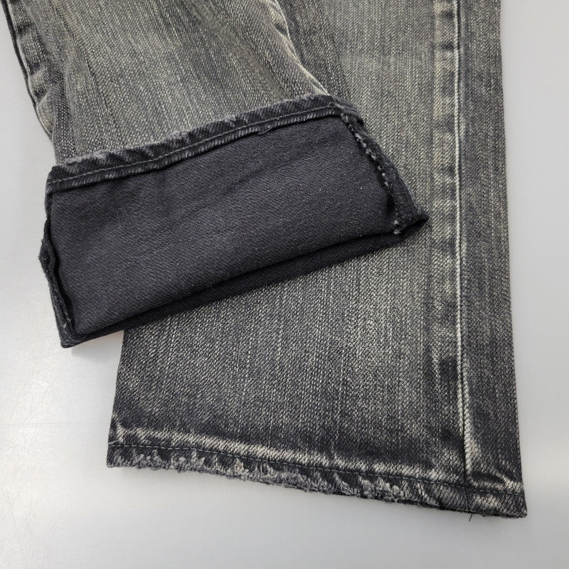 【中古品】【メンズ】 MLVINCE メルヴィンス BUTTONFLY SKINNY DENIM PANTS ボタンフライ スキニーデニムパンツ ジーンズ 153-260508-as-02-izu サイズ：34 カラー：ブラック 万代Net店