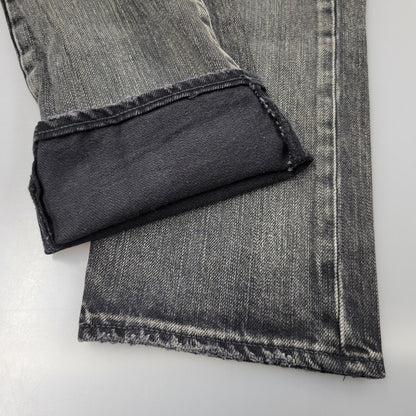 【中古品】【メンズ】 MLVINCE メルヴィンス BUTTONFLY SKINNY DENIM PANTS ボタンフライ スキニーデニムパンツ ジーンズ 153-260508-as-02-izu サイズ：34 カラー：ブラック 万代Net店