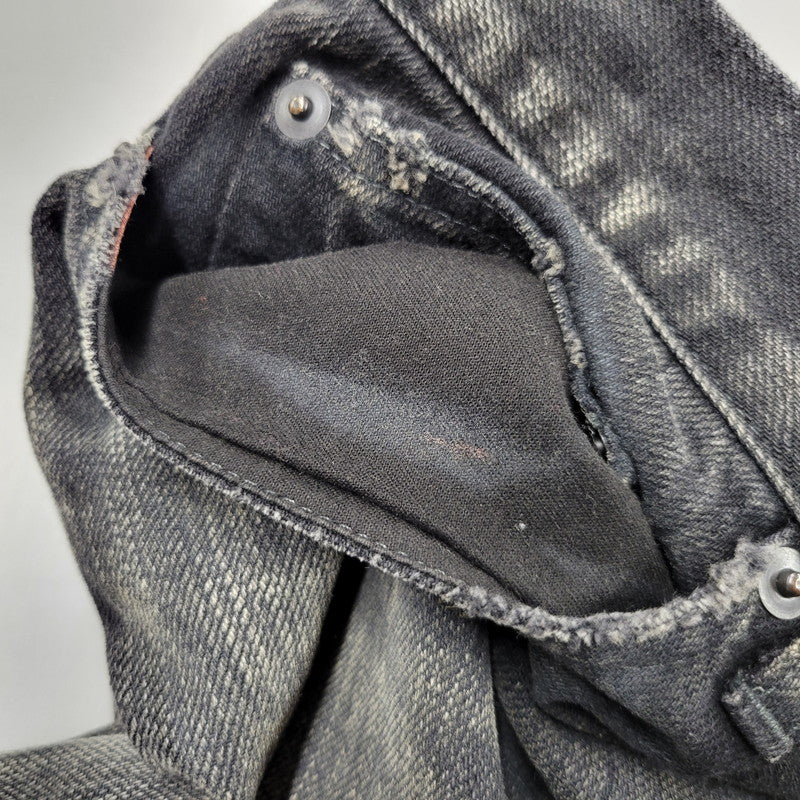 【中古品】【メンズ】 MLVINCE メルヴィンス BUTTONFLY SKINNY DENIM PANTS ボタンフライ スキニーデニムパンツ ジーンズ 153-260508-as-02-izu サイズ：34 カラー：ブラック 万代Net店