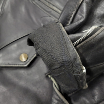 【現状渡し品】【メンズ】 SCHOTT ショット PERFECTO USA製 DOUBLE RIDERS JACKET パーフェクト ダブル ライダース ジャケット アウター 145-260509-cs-14-izu サイズ：38 カラー：ブラック 万代Net店