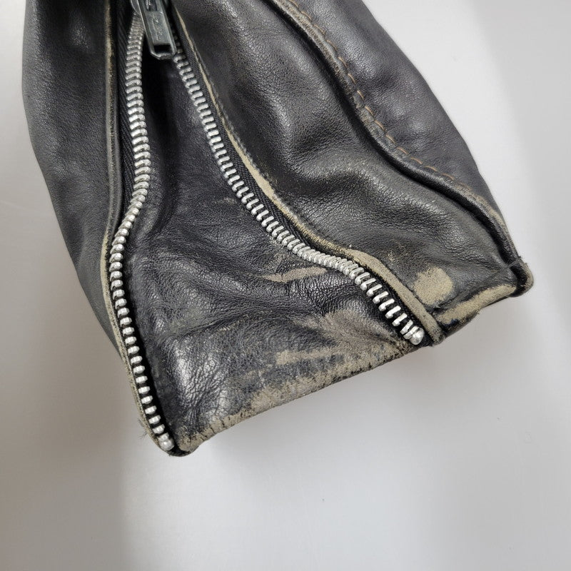 【現状渡し品】【メンズ】 SCHOTT ショット PERFECTO USA製 DOUBLE RIDERS JACKET パーフェクト ダブル ライダース ジャケット アウター 145-260509-cs-14-izu サイズ：38 カラー：ブラック 万代Net店