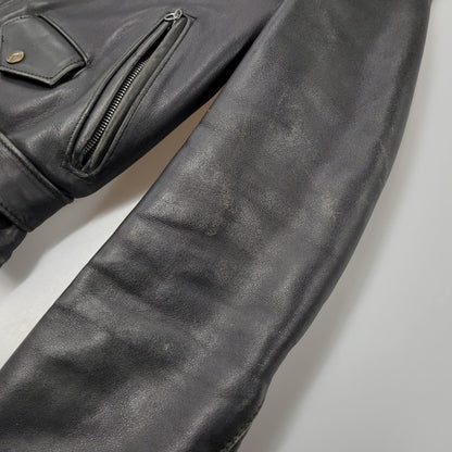 【現状渡し品】【メンズ】 SCHOTT ショット PERFECTO USA製 DOUBLE RIDERS JACKET パーフェクト ダブル ライダース ジャケット アウター 145-260509-cs-14-izu サイズ：38 カラー：ブラック 万代Net店