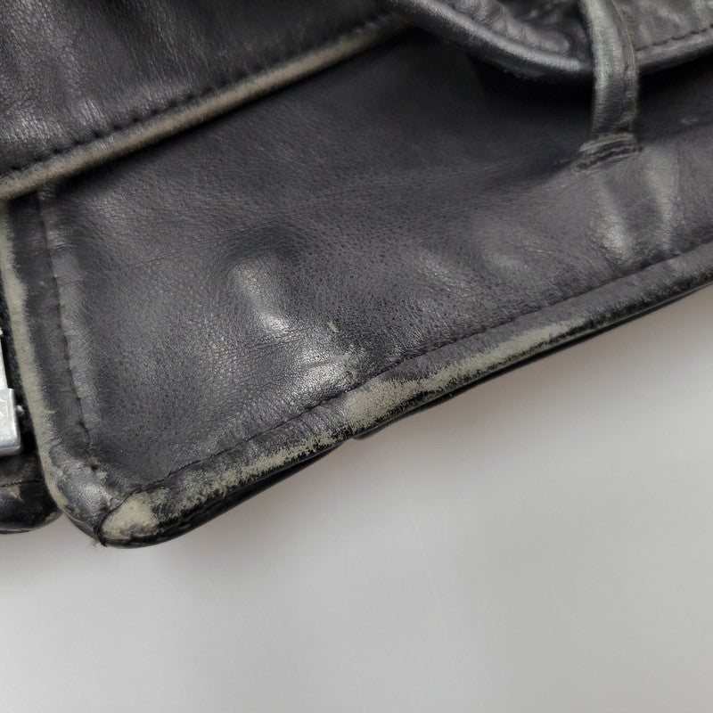 【現状渡し品】【メンズ】 SCHOTT ショット PERFECTO USA製 DOUBLE RIDERS JACKET パーフェクト ダブル ライダース ジャケット アウター 145-260509-cs-14-izu サイズ：38 カラー：ブラック 万代Net店