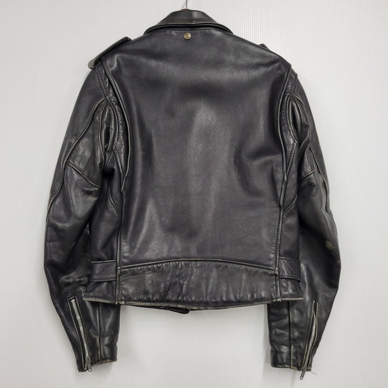 【現状渡し品】【メンズ】 SCHOTT ショット PERFECTO USA製 DOUBLE RIDERS JACKET パーフェクト ダブル ライダース ジャケット アウター 145-260509-cs-14-izu サイズ：38 カラー：ブラック 万代Net店