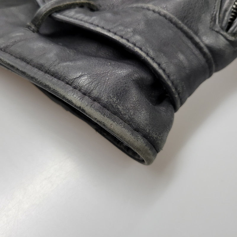 【現状渡し品】【メンズ】 SCHOTT ショット PERFECTO USA製 DOUBLE RIDERS JACKET パーフェクト ダブル ライダース ジャケット アウター 145-260509-cs-14-izu サイズ：38 カラー：ブラック 万代Net店