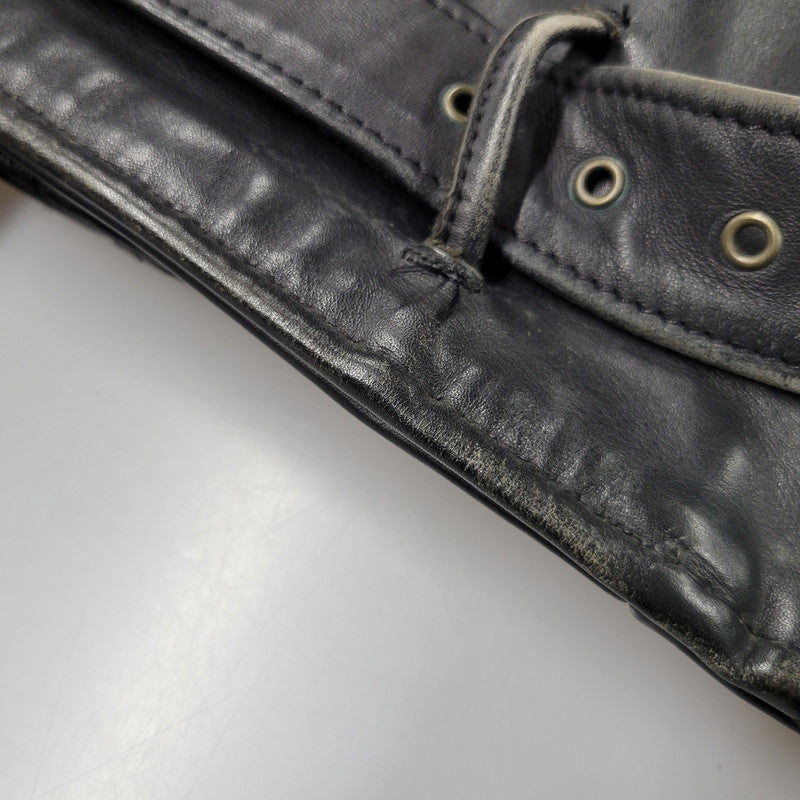 【現状渡し品】【メンズ】 SCHOTT ショット PERFECTO USA製 DOUBLE RIDERS JACKET パーフェクト ダブル ライダース ジャケット アウター 145-260509-cs-14-izu サイズ：38 カラー：ブラック 万代Net店