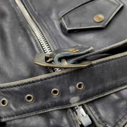 【現状渡し品】【メンズ】 SCHOTT ショット PERFECTO USA製 DOUBLE RIDERS JACKET パーフェクト ダブル ライダース ジャケット アウター 145-260509-cs-14-izu サイズ：38 カラー：ブラック 万代Net店