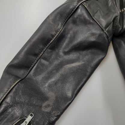 【現状渡し品】【メンズ】 SCHOTT ショット PERFECTO USA製 DOUBLE RIDERS JACKET パーフェクト ダブル ライダース ジャケット アウター 145-260509-cs-14-izu サイズ：38 カラー：ブラック 万代Net店