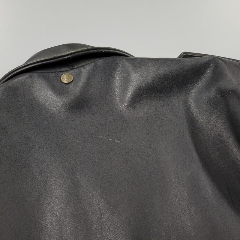 【現状渡し品】【メンズ】 SCHOTT ショット PERFECTO USA製 DOUBLE RIDERS JACKET パーフェクト ダブル ライダース ジャケット アウター 145-260509-cs-14-izu サイズ：38 カラー：ブラック 万代Net店