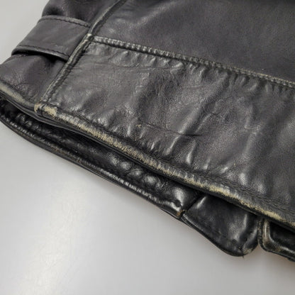 【現状渡し品】【メンズ】 SCHOTT ショット PERFECTO USA製 DOUBLE RIDERS JACKET パーフェクト ダブル ライダース ジャケット アウター 145-260509-cs-14-izu サイズ：38 カラー：ブラック 万代Net店
