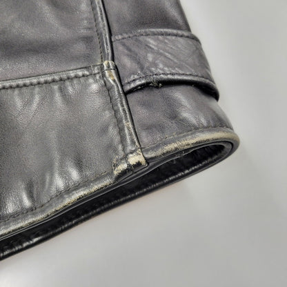 【現状渡し品】【メンズ】 SCHOTT ショット PERFECTO USA製 DOUBLE RIDERS JACKET パーフェクト ダブル ライダース ジャケット アウター 145-260509-cs-14-izu サイズ：38 カラー：ブラック 万代Net店