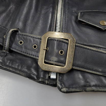 【現状渡し品】【メンズ】 SCHOTT ショット PERFECTO USA製 DOUBLE RIDERS JACKET パーフェクト ダブル ライダース ジャケット アウター 145-260509-cs-14-izu サイズ：38 カラー：ブラック 万代Net店