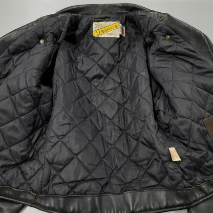 【現状渡し品】【メンズ】 SCHOTT ショット PERFECTO USA製 DOUBLE RIDERS JACKET パーフェクト ダブル ライダース ジャケット アウター 145-260509-cs-14-izu サイズ：38 カラー：ブラック 万代Net店