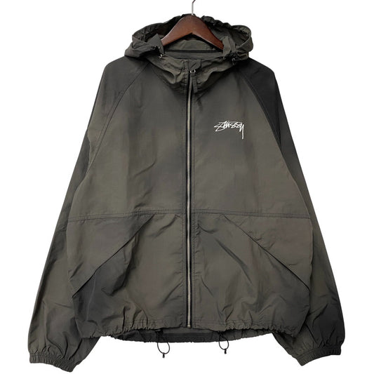 【中古品】【メンズ】 STUSSY ステューシー BEACH SHELL WAVE DYE ビーチ シェル ウェイブ ダイ アウター 142-260511-cs-04-izu サイズ：M カラー：グレー 万代Net店