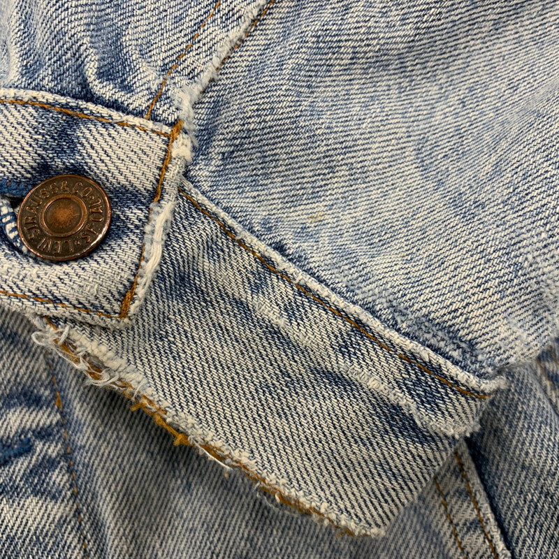 【中古品】【メンズ】 LEVI'S リーバイス 73525-0412 4RH TYPE DENIM JACKET デニム ジャケット アウター 146-260518-ya-02-izu サイズ：L カラー：ライトインディゴ 万代Net店